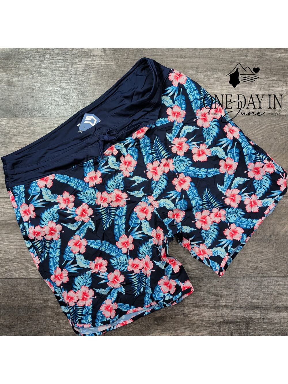 Gradual High Waist Swim Shorts Size 3XL